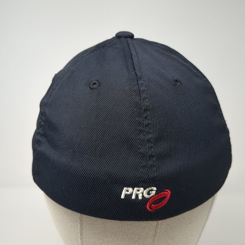 Prg Fitted Hat Solid Black Medium Embroidered Log… - image 6